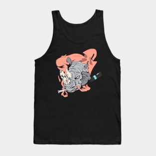 White Rhino Tank Top